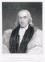 William White (1748–1836) 85 år gammel, gravert av Thomas B. Welch (1814–74)